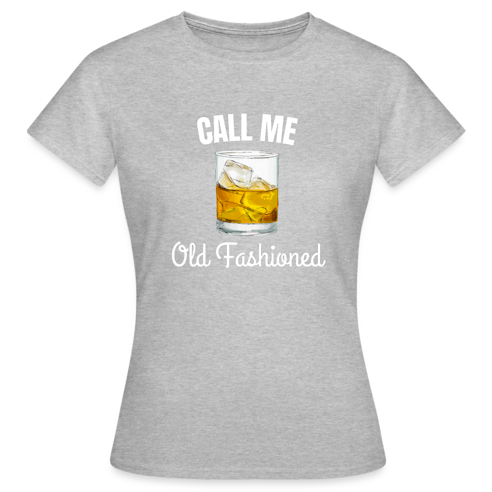 OLD FASHIONED - Damen T-Shirt - Grau meliert