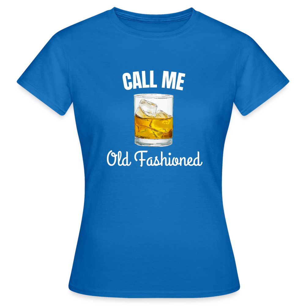 OLD FASHIONED - Damen T-Shirt - Royalblau