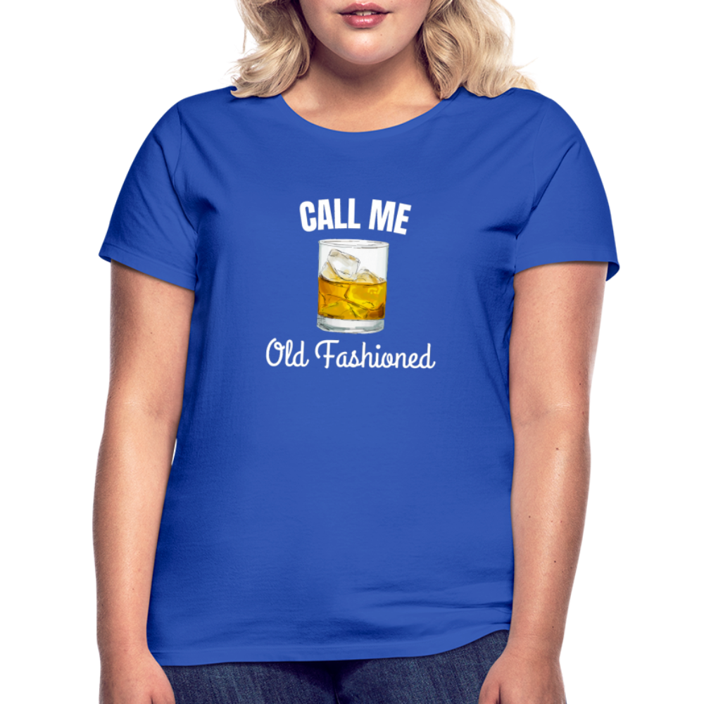 OLD FASHIONED - Damen T-Shirt - Royalblau