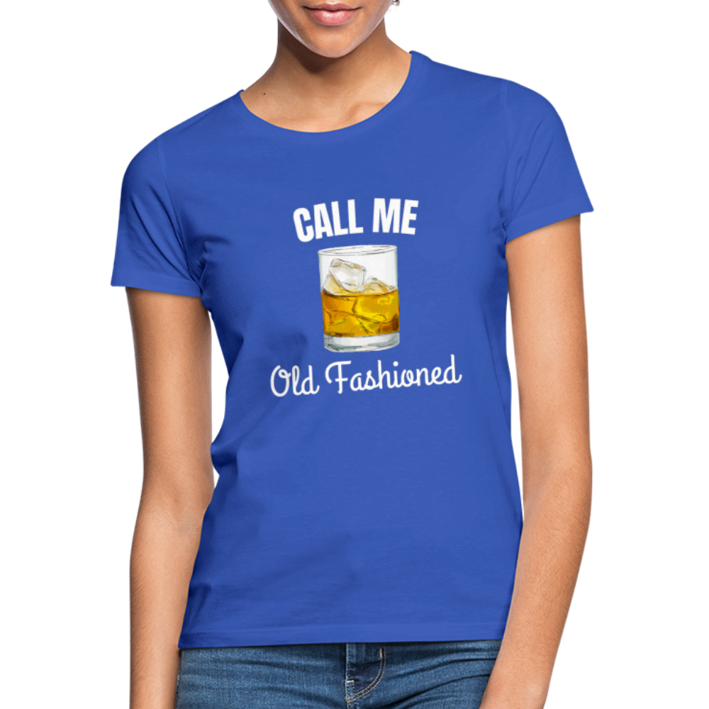 OLD FASHIONED - Damen T-Shirt - Royalblau