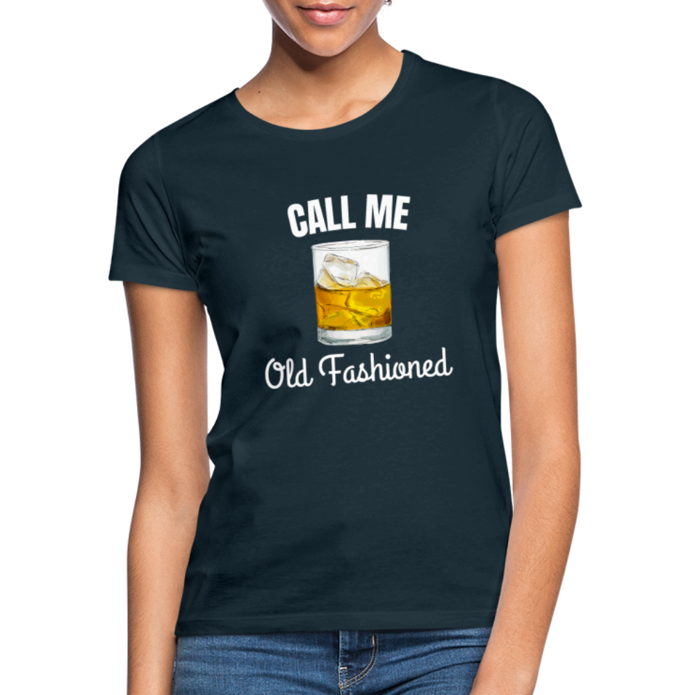 OLD FASHIONED - Damen T-Shirt - Navy