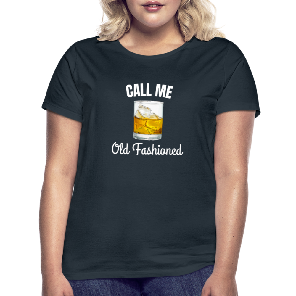 OLD FASHIONED - Damen T-Shirt - Navy