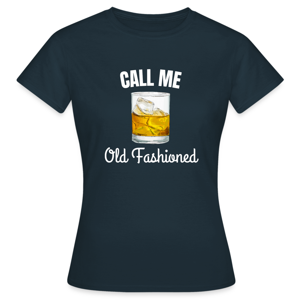 OLD FASHIONED - Damen T-Shirt - Navy