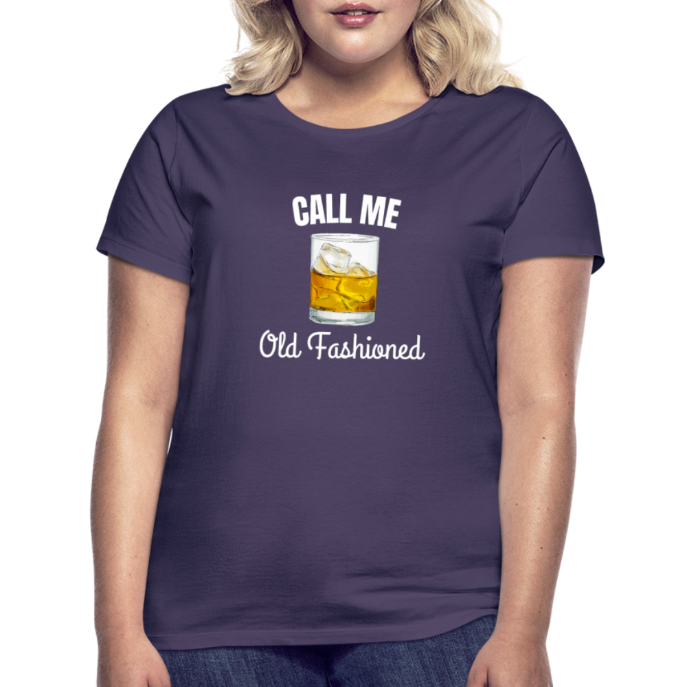 OLD FASHIONED - Damen T-Shirt - Dunkellila