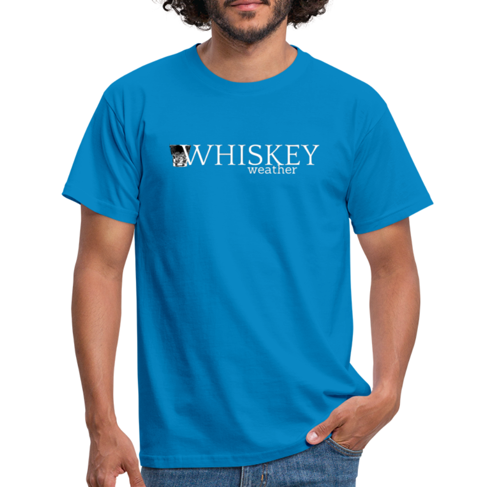 WHISKEY WEATHER - Herren T-Shirt - Royalblau