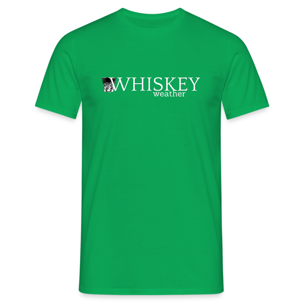 WHISKEY WEATHER - Herren T-Shirt - Kelly Green