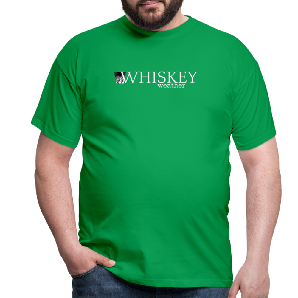 WHISKEY WEATHER - Herren T-Shirt - Kelly Green