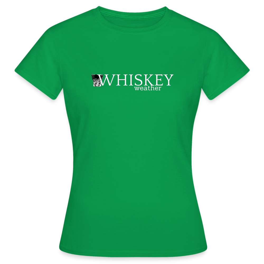 WHISKEY WEATHER - Damen T-Shirt - Kelly Green