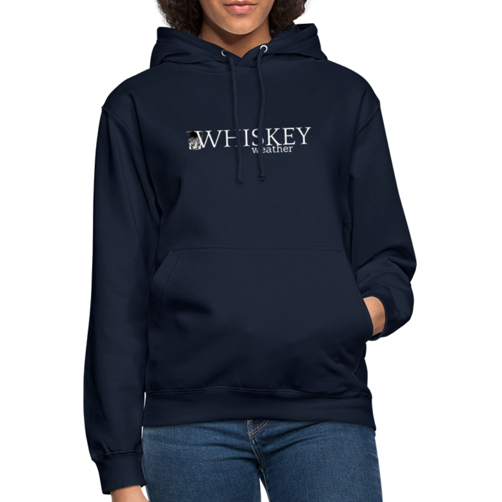 WHISKEY WEATHER - Unisex Hoodie - Navy