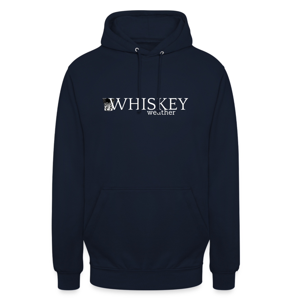 WHISKEY WEATHER - Unisex Hoodie - Navy