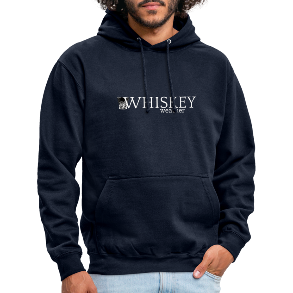 WHISKEY WEATHER - Unisex Hoodie - Navy