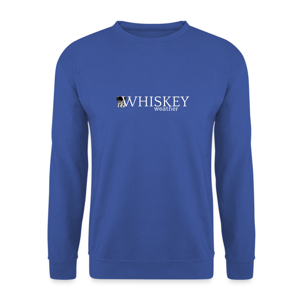 WHISKEY WEATHER - Unisex Pullover - Royalblau