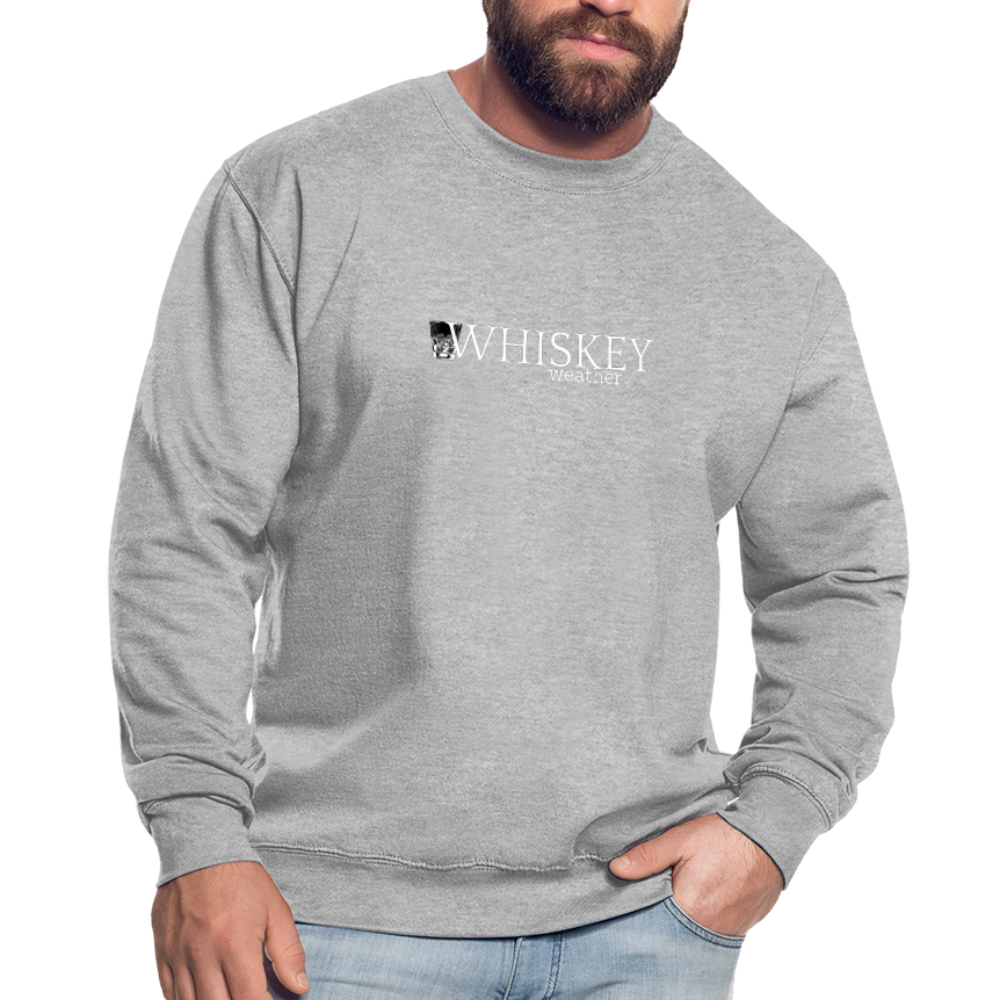 WHISKEY WEATHER - Unisex Pullover - Weißgrau meliert