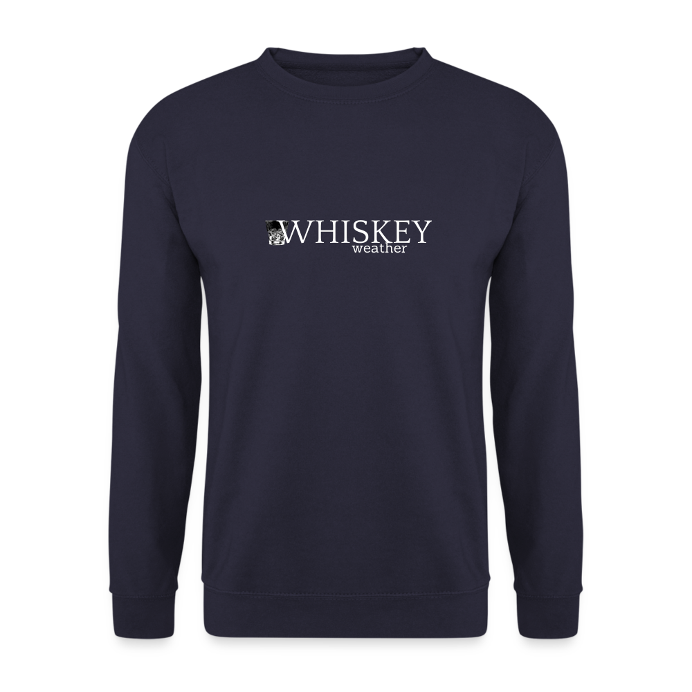 WHISKEY WEATHER - Unisex Pullover - Navy