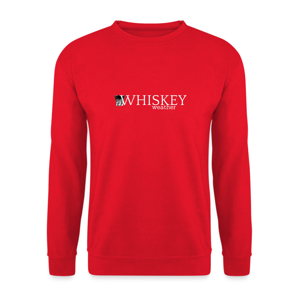 WHISKEY WEATHER - Unisex Pullover - Rot