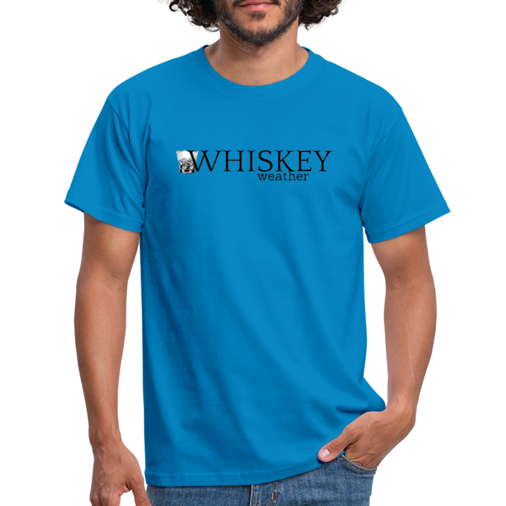 WHISKEY WEATHER - Herren T-Shirt - Royalblau