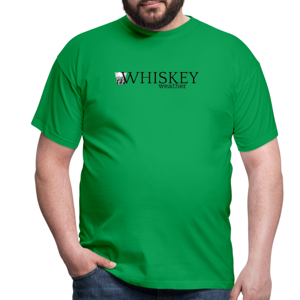 WHISKEY WEATHER - Herren T-Shirt - Kelly Green