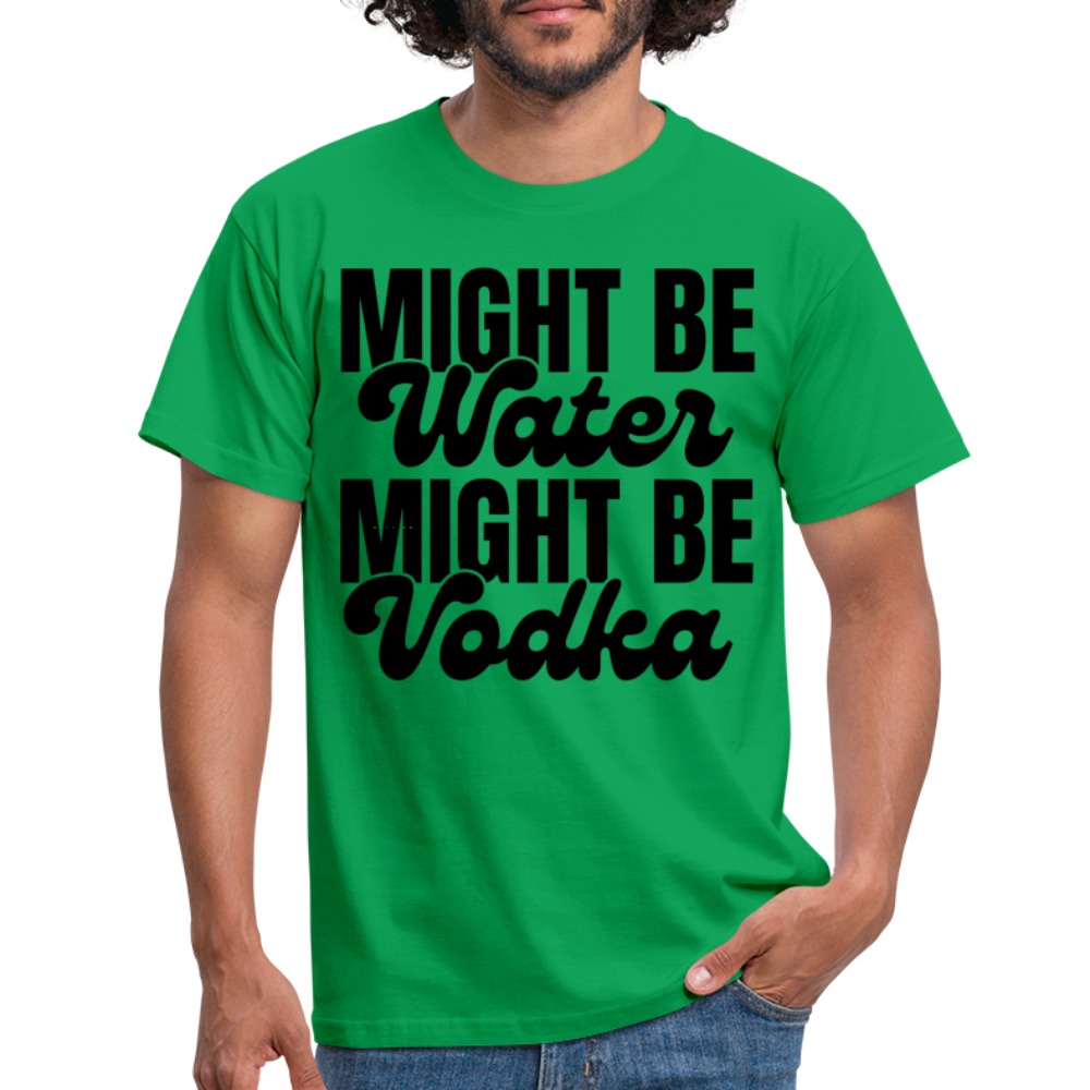 MIGHT BE WATER - Herren T-Shirt - Kelly Green