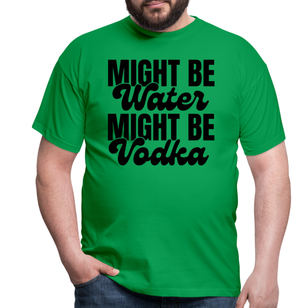 MIGHT BE WATER - Herren T-Shirt - Kelly Green