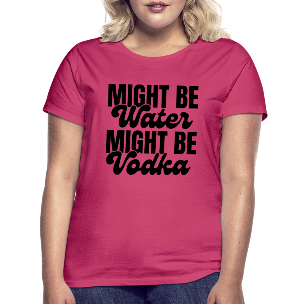 MIGHT BE WATER - Damen T-Shirt - Azalea