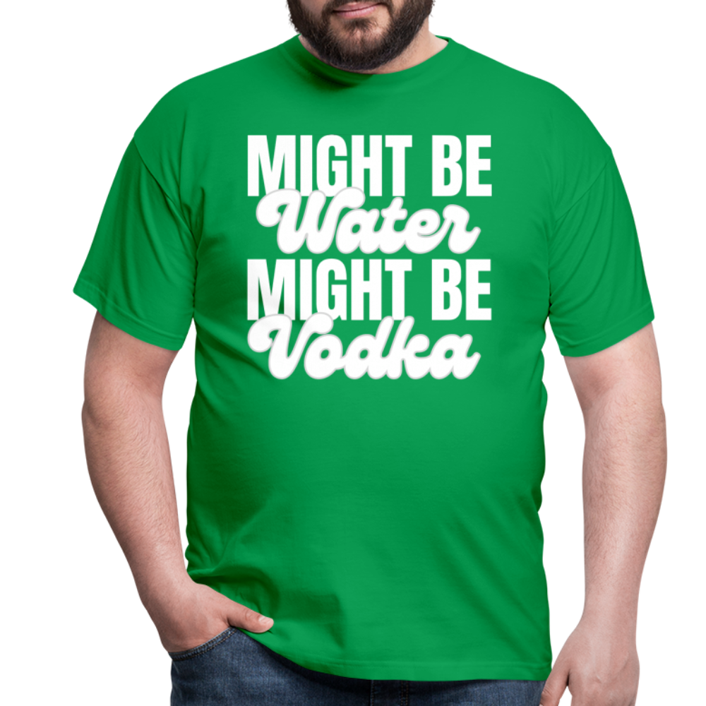 MIGHT BE WATER - Herren T-Shirt - Kelly Green