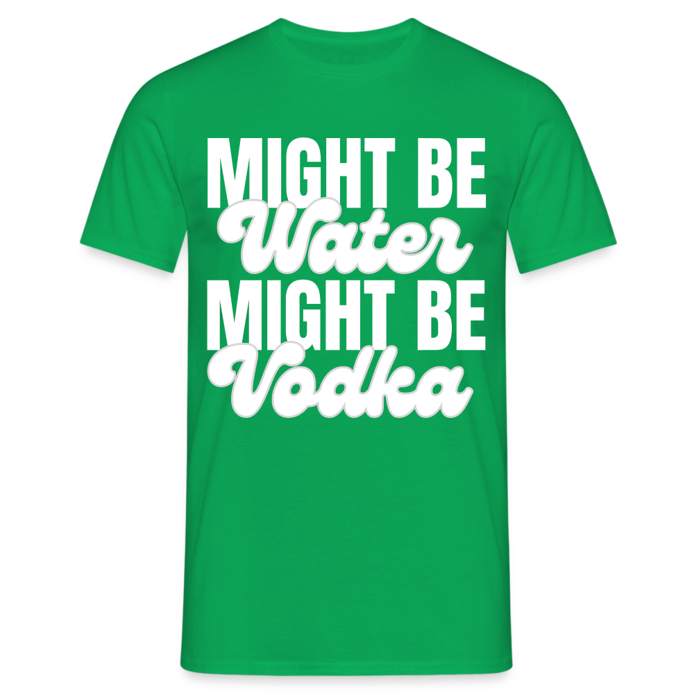 MIGHT BE WATER - Herren T-Shirt - Kelly Green