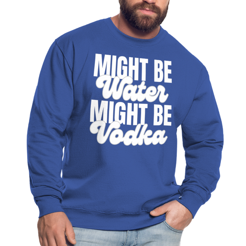 MIGHT BE WATER - Unisex Pullover - Royalblau