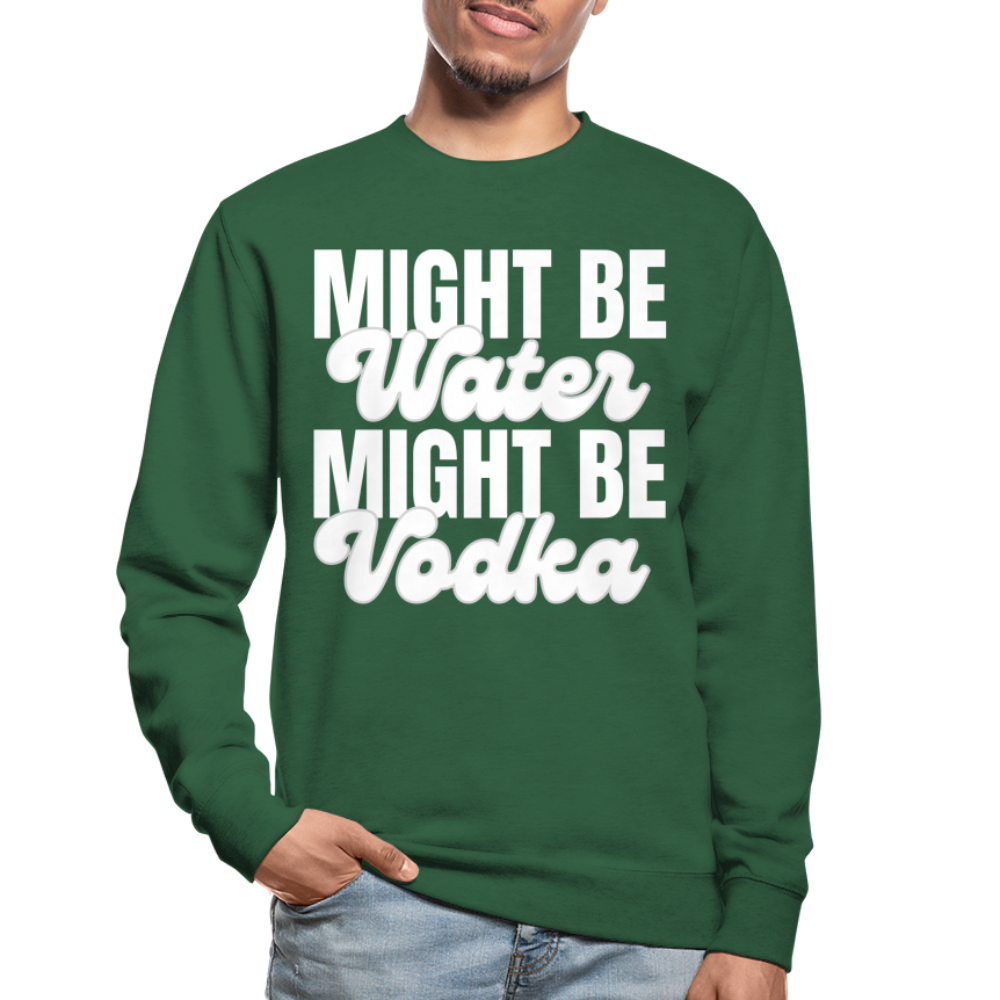 MIGHT BE WATER - Unisex Pullover - Grün