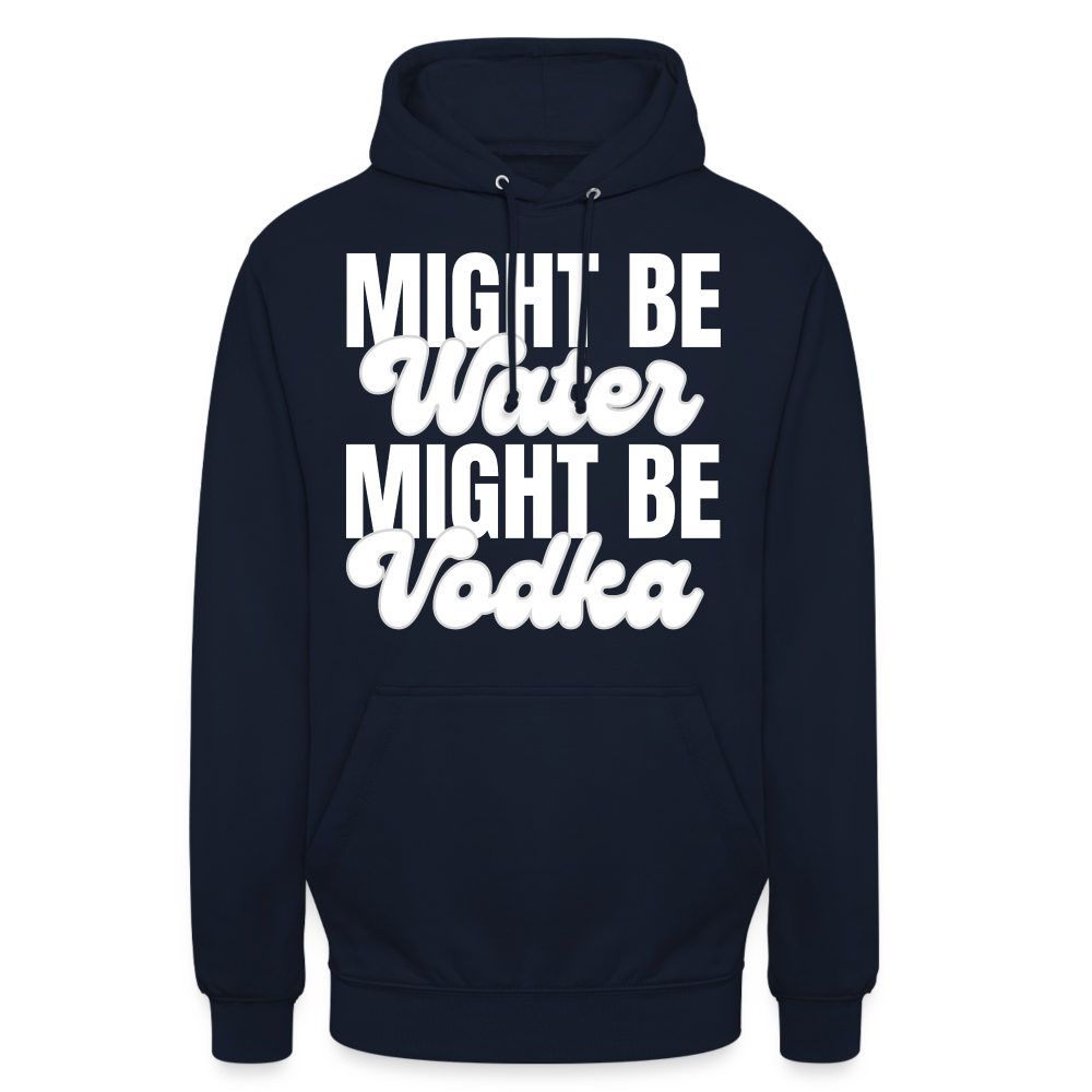 MIGHT BE WATER - Unisex Hoodie - Navy