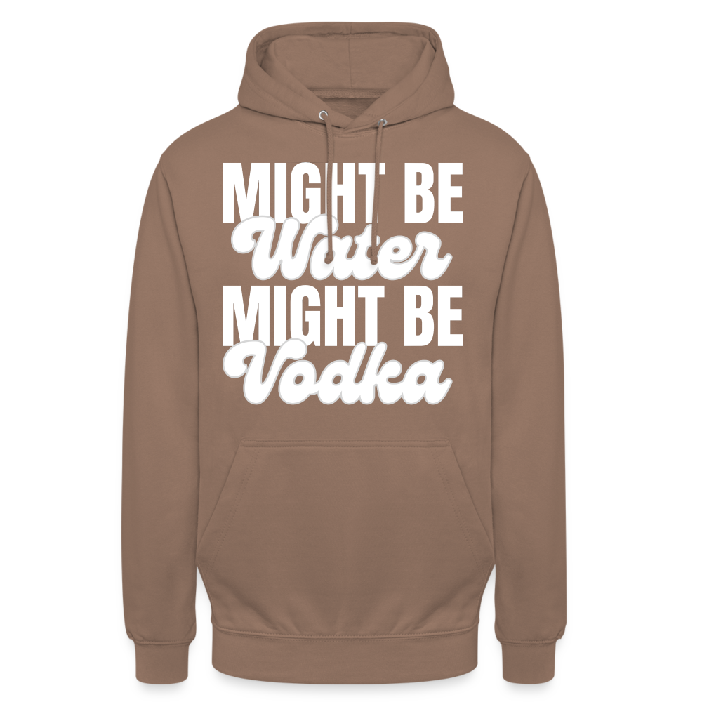 MIGHT BE WATER - Unisex Hoodie - Mokka