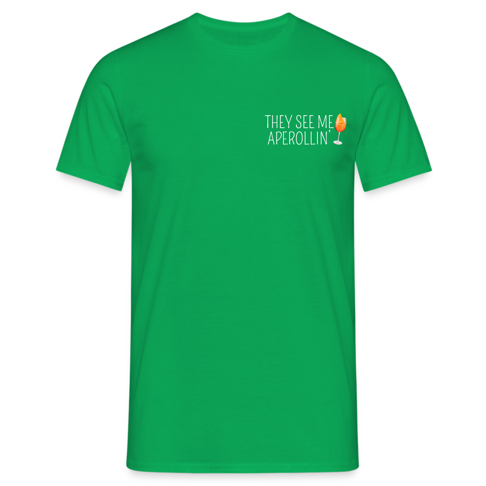 SEE ME APEROLLIN - Herren T-Shirt - Kelly Green