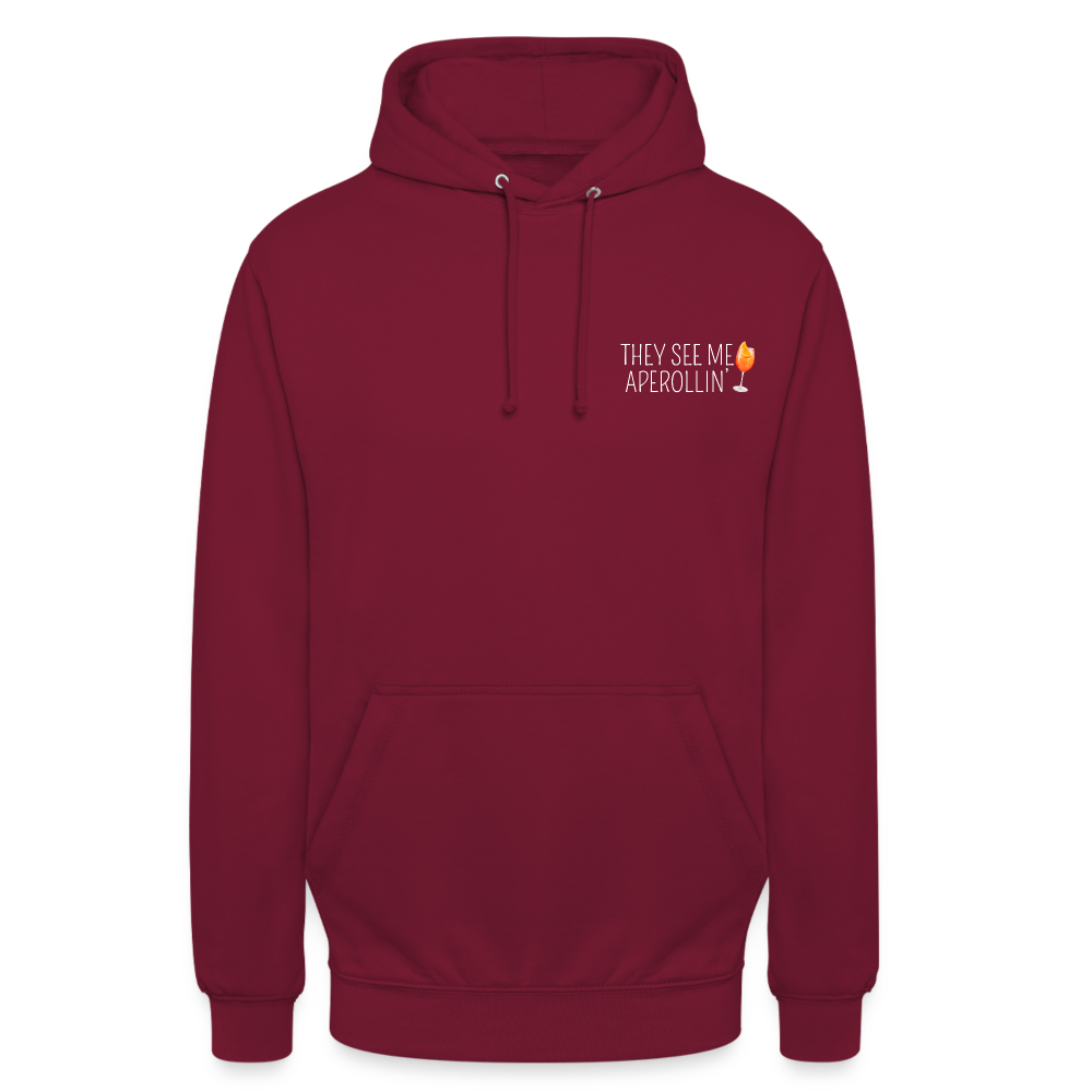 SEE ME APEROLLIN - Unisex Hoodie - Bordeaux