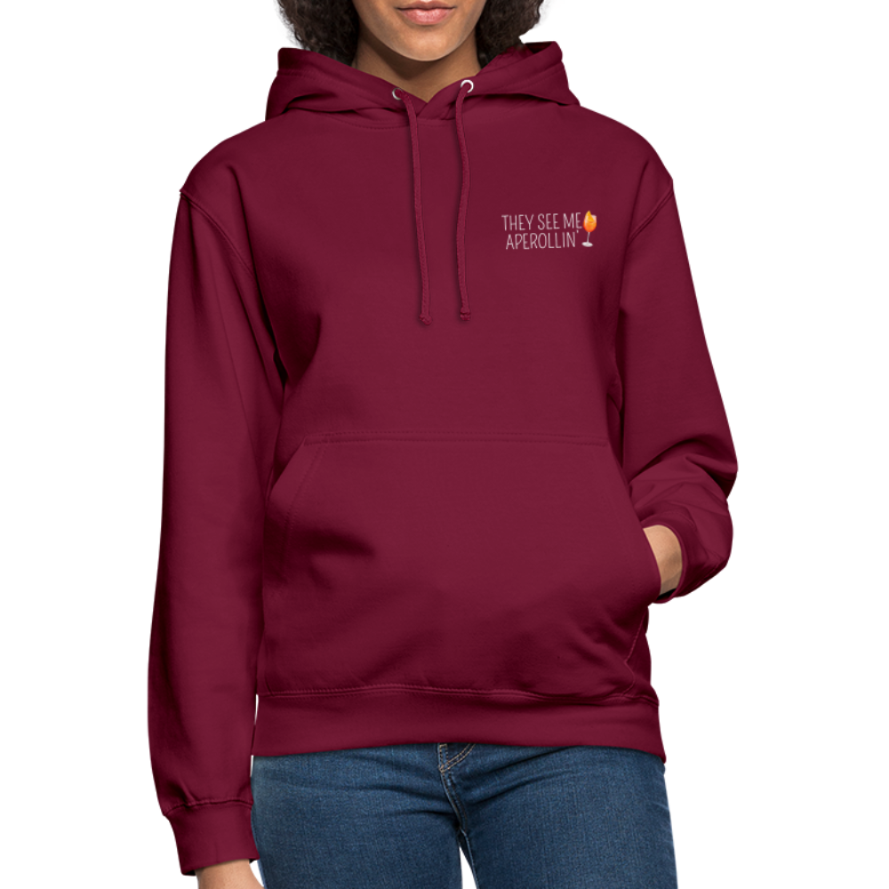 SEE ME APEROLLIN - Unisex Hoodie - Bordeaux