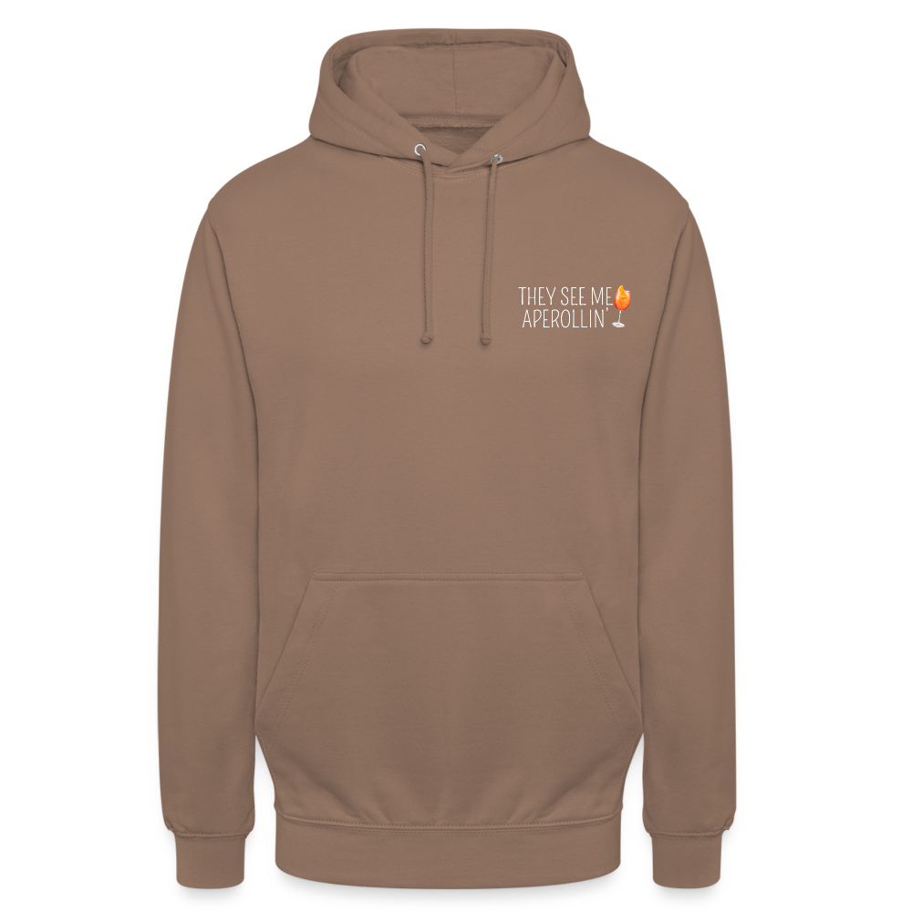 SEE ME APEROLLIN - Unisex Hoodie - Mokka