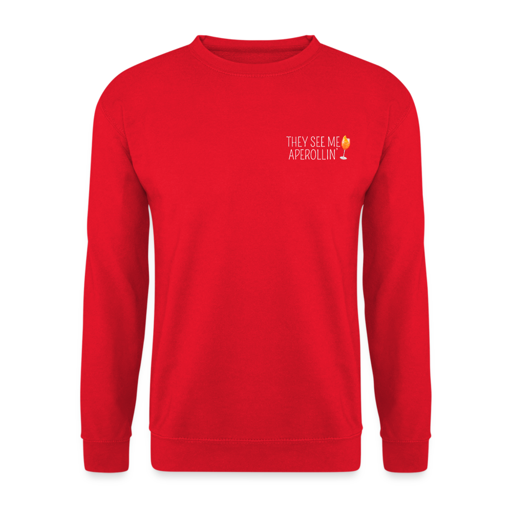 SEE ME APEROLLIN - Unisex Pullover - Rot