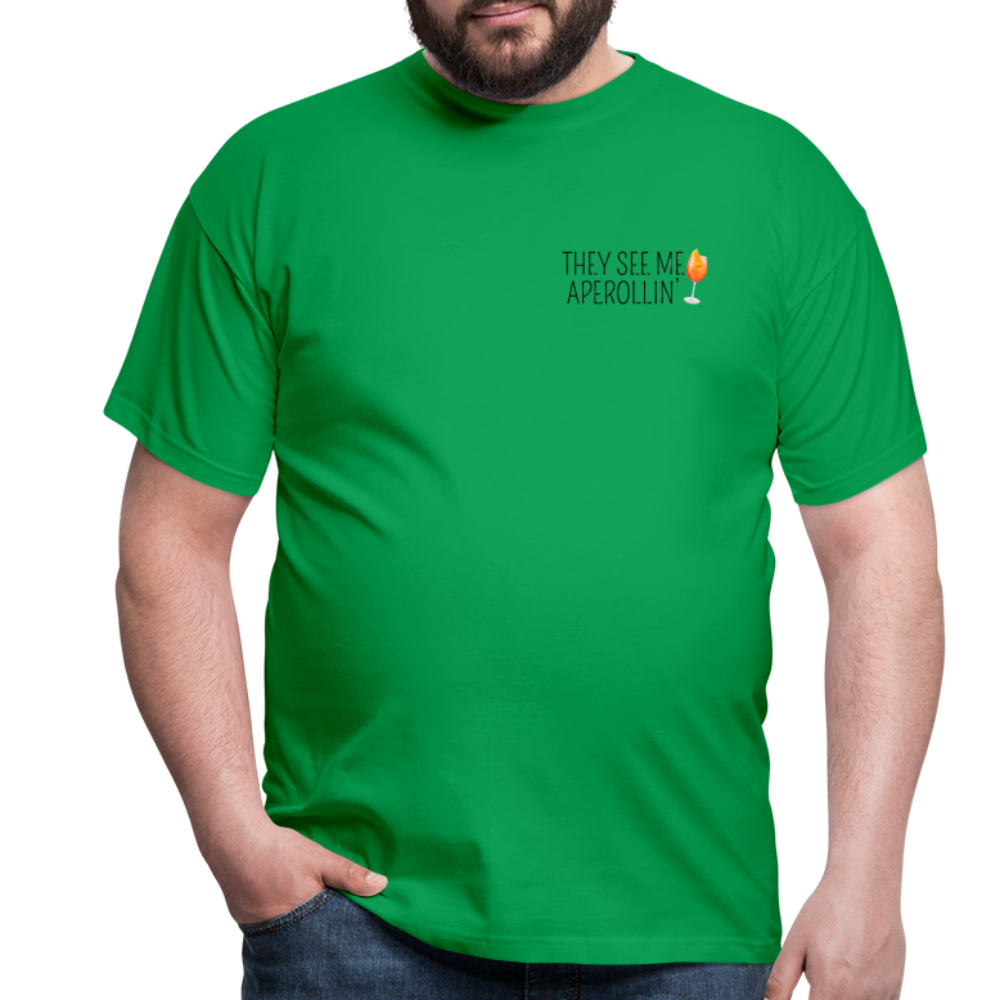 SEE ME APEROLLIN - Herren T-Shirt - Kelly Green