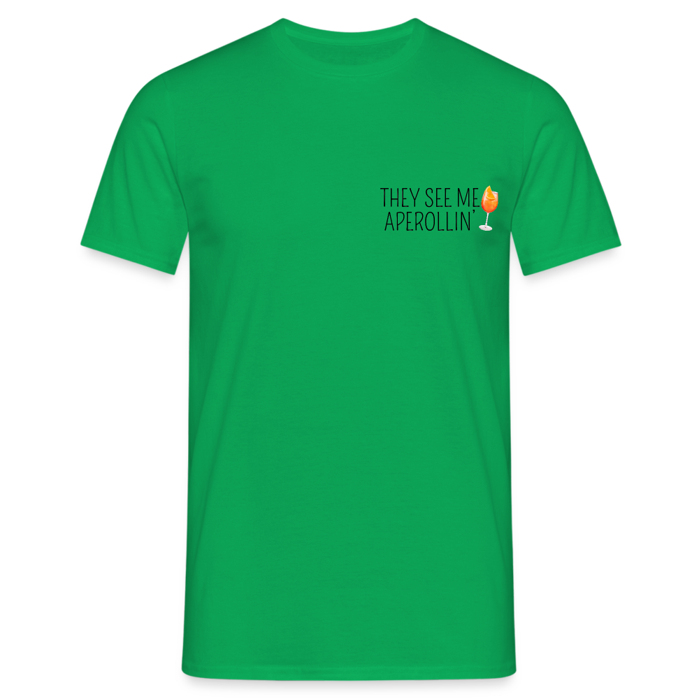 SEE ME APEROLLIN - Herren T-Shirt - Kelly Green