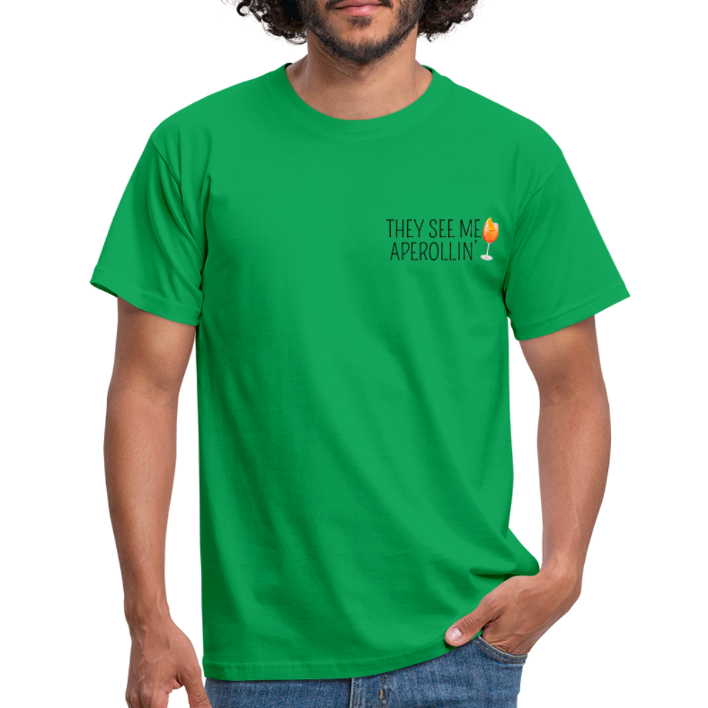 SEE ME APEROLLIN - Herren T-Shirt - Kelly Green