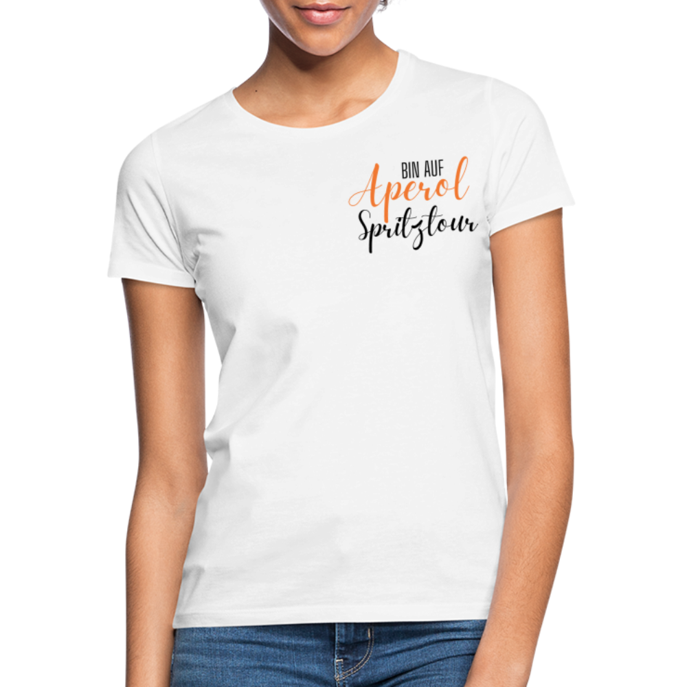 APEROL SPRITZTOUR - Damen T-Shirt - weiß