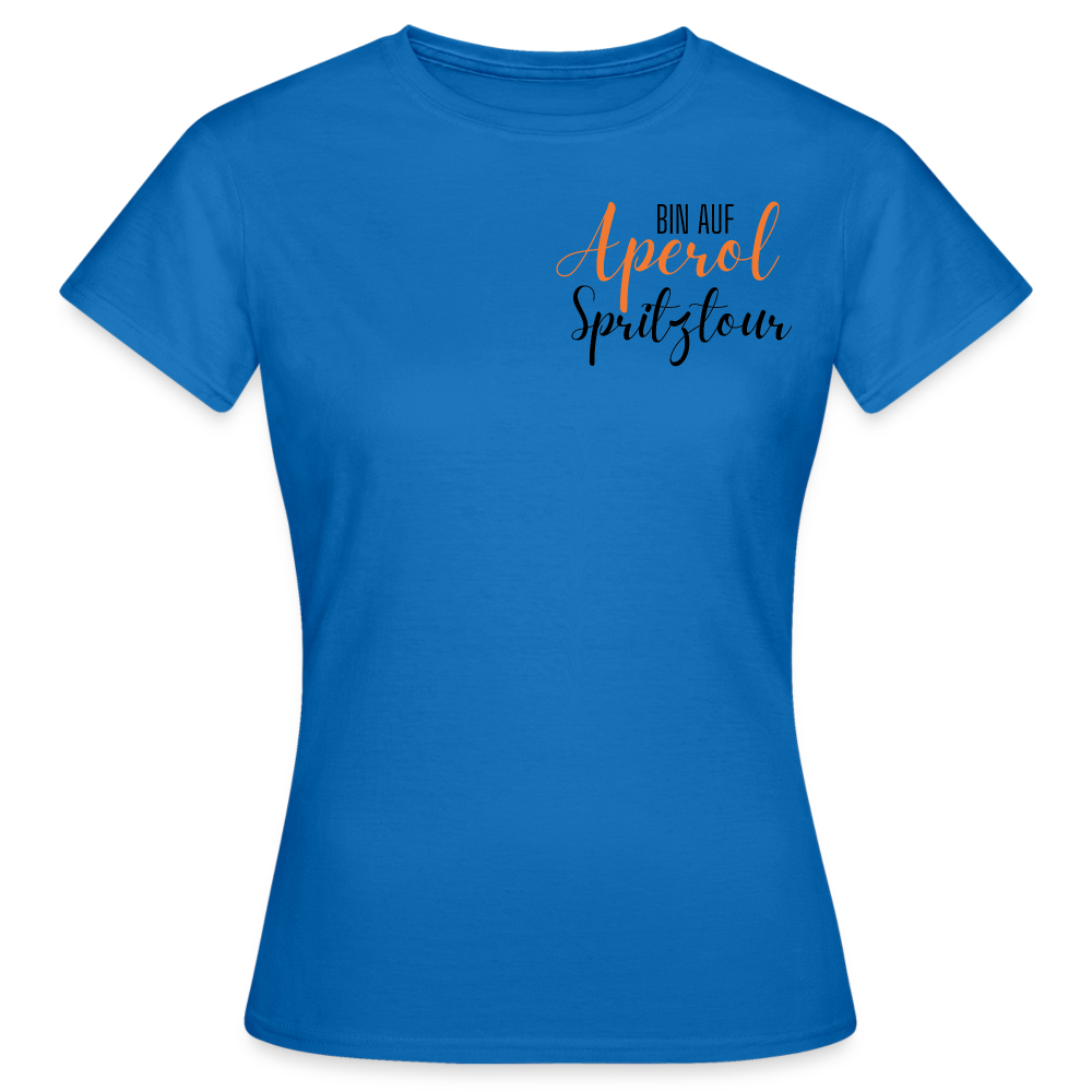 APEROL SPRITZTOUR - Damen T-Shirt - Royalblau