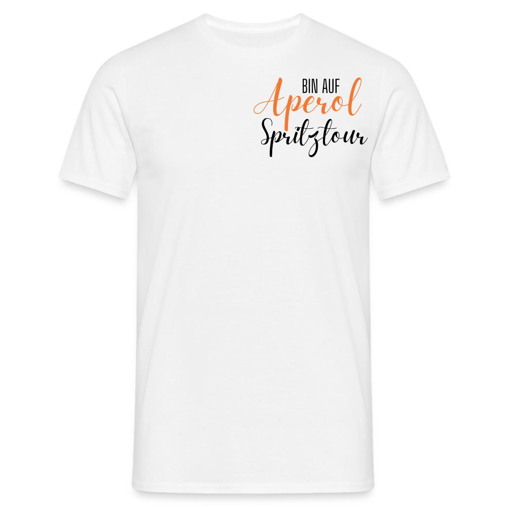 APEROL SPRITZTOUR - Herren T-Shirt - weiß