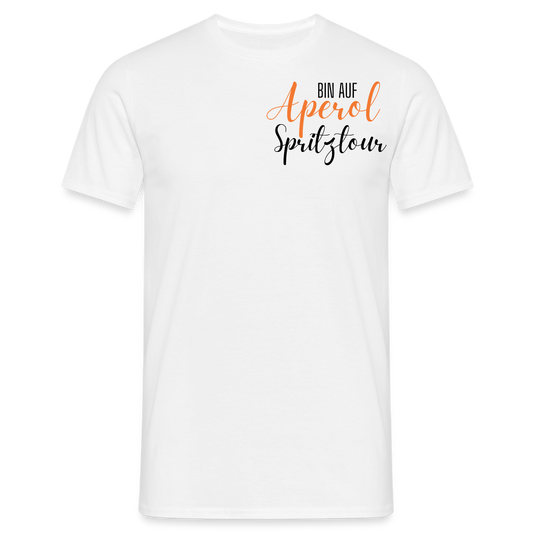 APEROL SPRITZTOUR - Herren T-Shirt - weiß