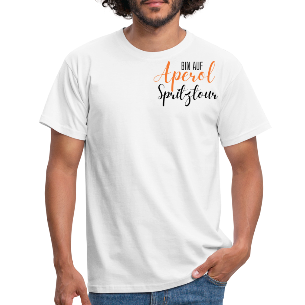 APEROL SPRITZTOUR - Herren T-Shirt - weiß