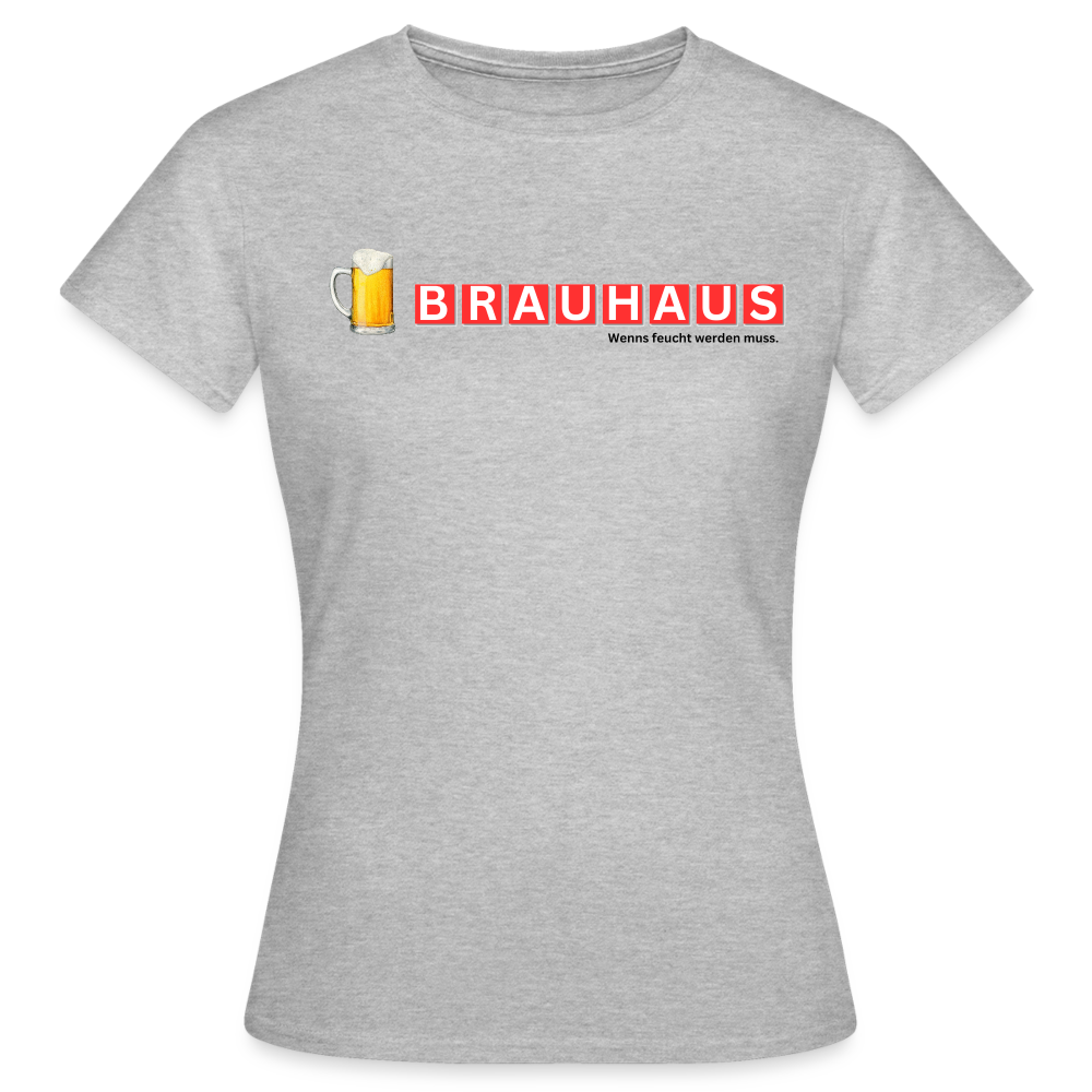 BRAUHAUS - Damen T-Shirt - Grau meliert