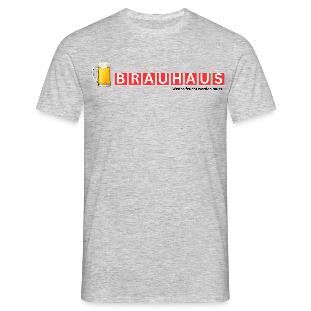 BRAUHAUS - Herren T-Shirt - Grau meliert