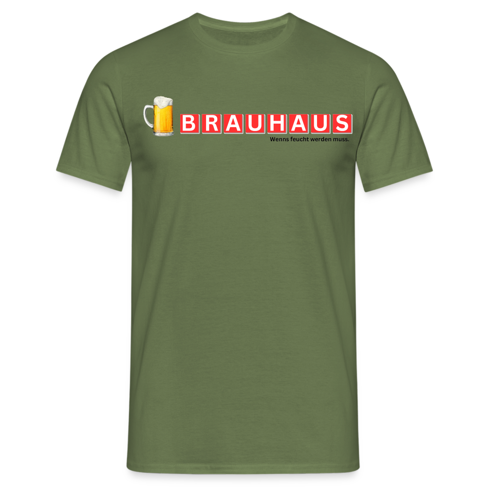 BRAUHAUS - Herren T-Shirt - Militärgrün