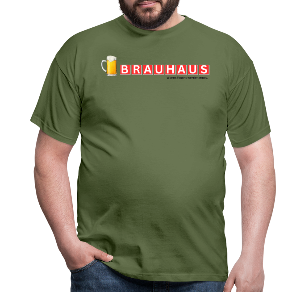 BRAUHAUS - Herren T-Shirt - Militärgrün