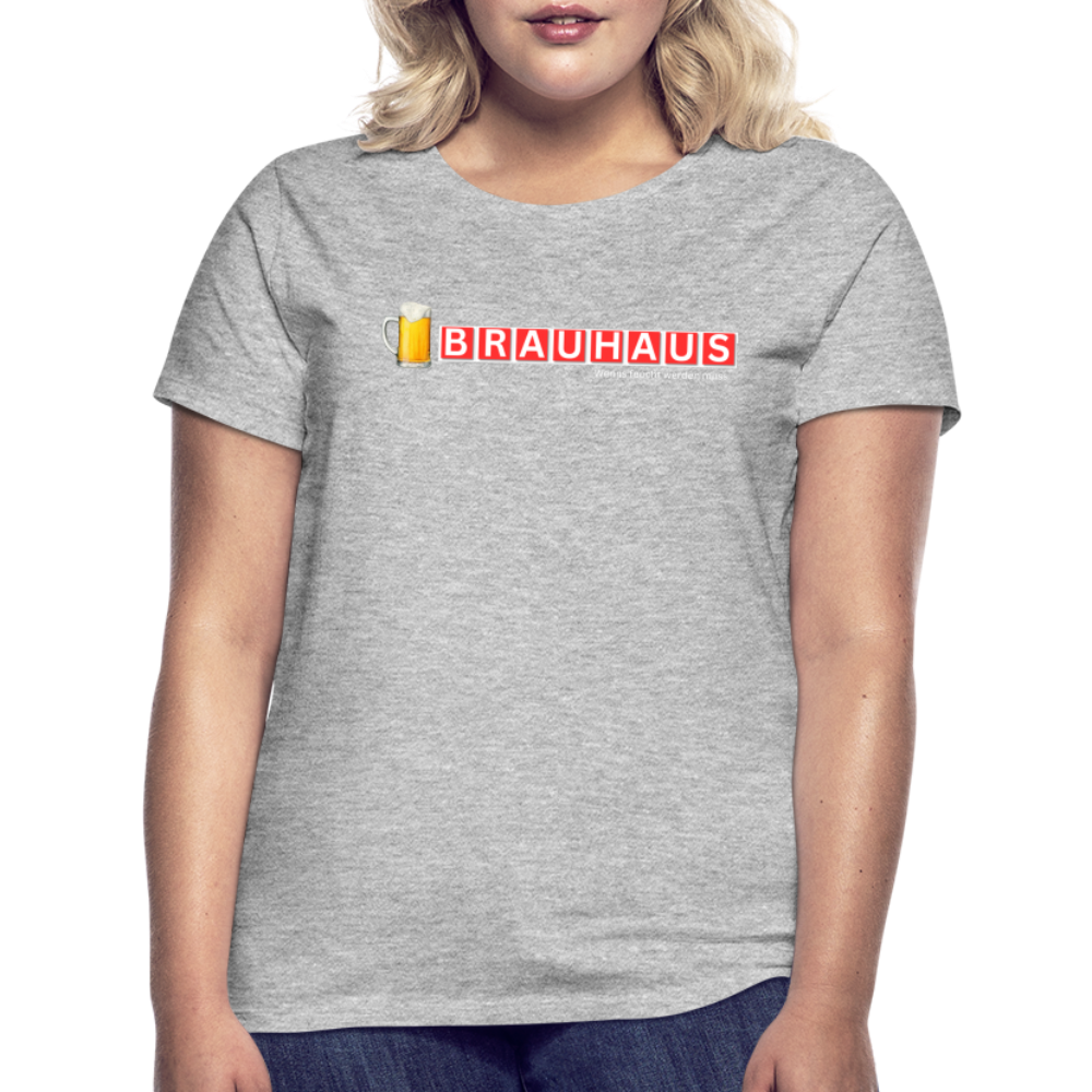 BRAUHAUS - Damen T-Shirt - Grau meliert