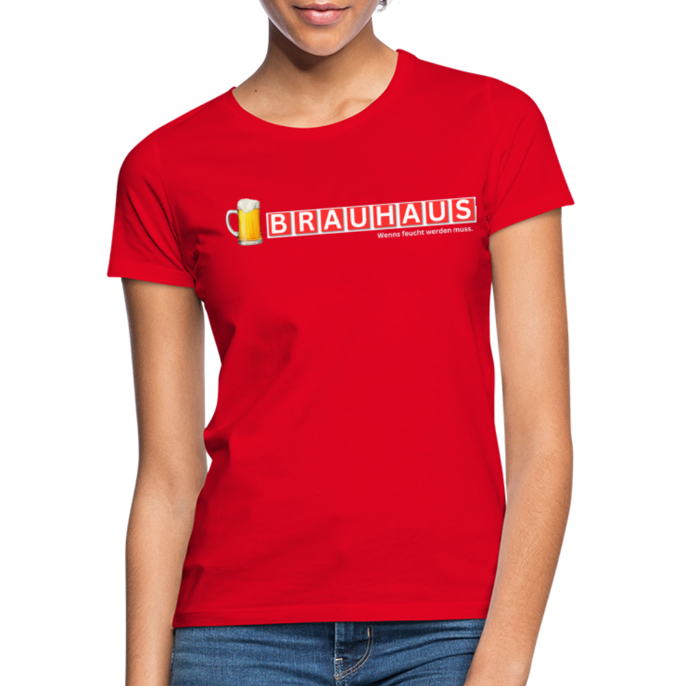 BRAUHAUS - Damen T-Shirt - Rot