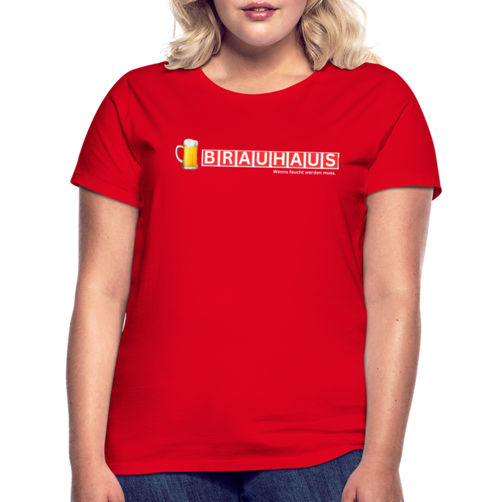 BRAUHAUS - Damen T-Shirt - Rot